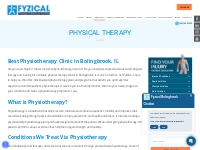 Professional Physical Therapy Services In Bolingbrook, IL – FYZICAL