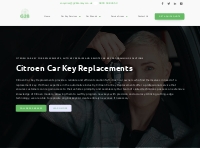 Citroen Car Key Replacements Near Me | G28 Car Keys Solutions