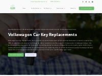 Volkswagon Car Key Replacements Near Me | G28 Car Keys Solutions