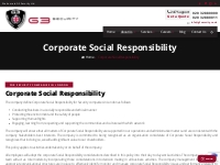 Security companies in London | Corporate Social Responsibility