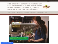 0813 2270 0999 - Golden Aroma Food Indonesia - Bumbu Tabur Lada Hitam,