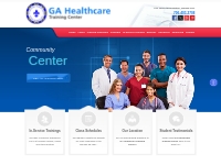 Certified training center in healthcare Georgia: GA Healthcare Trainin