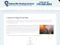 Custom Ear Plugs   Earmolds - Gainesville Hearing Services