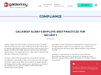 Compliance | Best Practices For Security | Galaxkey