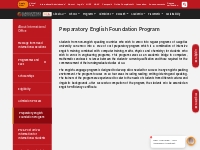 Preparatory English Program for International Students