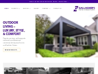 Gallagher s Patio Structures | Louvered Pergolas   Awnings