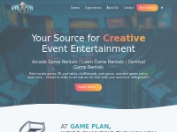 Game Plan Entertainment  | Arcades, Photo Booths, Lawn Game Rentals in