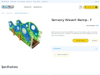Sensory Wave® Ramp - 1  - 91353 | Access Components