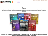 Masters Series GAMSAT Books by Gold Standard are the best GAMSAT prepa