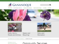 Community Services | The Corporation of the Town of Gananoque
