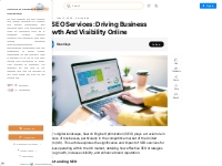 UK SEO Services: Driving Business Growth and Visibility Online | Artic