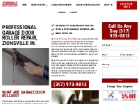 Broken Garage Door Rollers? Just Call (317) 973-0813