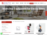 Workshop Equipment For Electic Bikes | SARV Garage Equipments