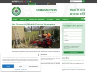 Site Clearance   Rubbish Removal - Birmingham   Solihull - Garden Bust