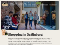 Shopping in Gatlinburg