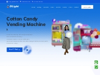 automatic cotton candy machine, cotton candy vending machine_Guangzhou