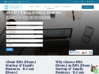 BBA in Family Business and Startup: Syllabus, Subjects, Scope, Admissi