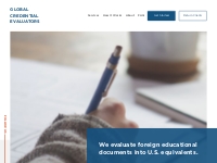   		Global Credential Evaluators (GCE) | Education Document Evaluation