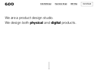 Industrial Design   UX/UI Services | GDD - Product Design Studio