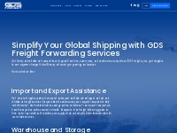 Freight Forwarding Services - GDS Freight