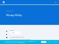 GE Privacy Policy | General Electric