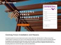 Fence Builders Geelong VIC l Fence Installation   Repairs
