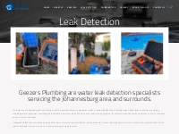 Leak Detection   Geezers Plumbing