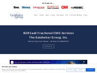 B2B SaaS Fractional CMO Services - Fractional CMO Agency