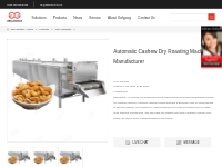 Automatic Cashew Dry Roasting Machine Manufacturer