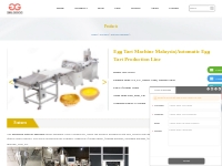 Egg Tart Machine Malaysia|Automatic Egg Tart Production Line