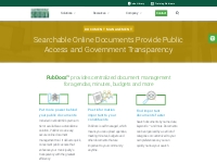 Document Management - Online Municipal Solution
