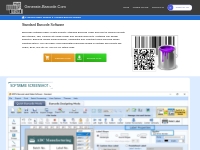 Standard Barcode Maker Software create bulk number of barcodes - Gener
