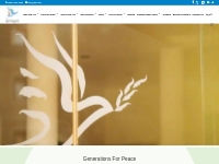 Homepage - Generations For Peace