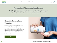  		Personalized Vitamins   Supplements 		 		 		   GenoPalate Inc