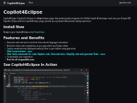 Copilot4Eclipse | Copilot4Eclipse Documentation