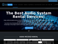 Speaker Rental | Best DJ Equipment Rental In LA | Book Now