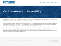 Our Commitment to Accessibility - Geppi Family Enterprises