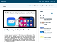 Setup Roadrunner Email on Smart Phone - Getallitinfo