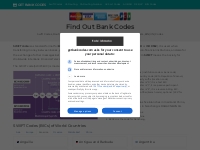 All Bank codes Swift Codes, Routing Numbers, UK Sort Codes, German BLZ