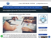 Business Analyst Training Toronto - Online Business Analyst Certificat