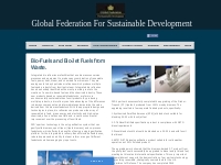 The Global Federation For Sustainable Development Waste To Bio Fuels