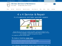 4 x 4 suspension and brake specialist repairer