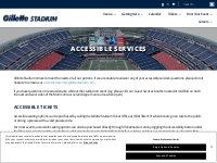 Accessible Services - Gillette Stadium
