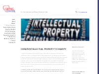 Donate Intellectual Property | Giving Center