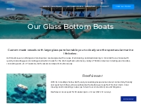        Our Glass Bottom Boats | Ningaloo Glass Bottom Boat