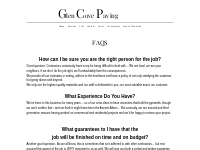 FAQ | Glen Cove Paving