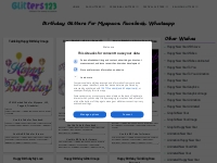 Birthday Glitters for Myspace, Facebook, Whatsapp