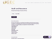 Audit and Assurance | Global Edge Corporat