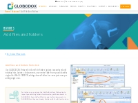 Add Files And Folders Using GLOBODOX - Document Management Software