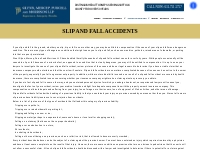 Slip and Fall Accidents - #1 Personal Injury Lawyer Suffolk County- Gl